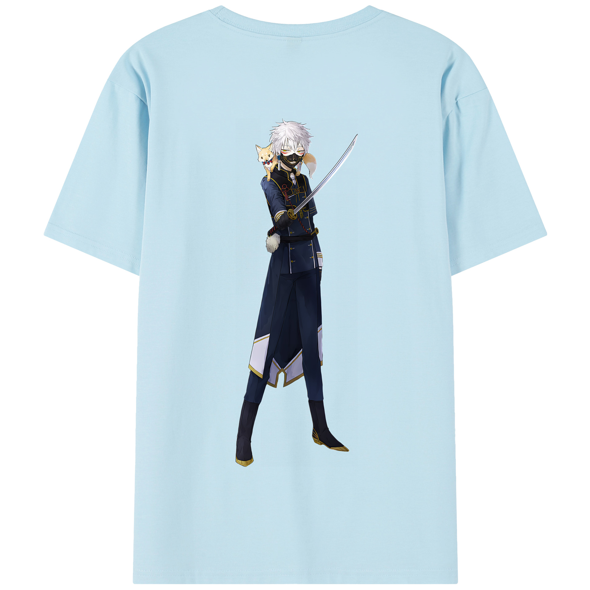 （画像用） 刀剣乱舞 Touken Ranbu 綿100％半袖Tシャツ（背面プリント）